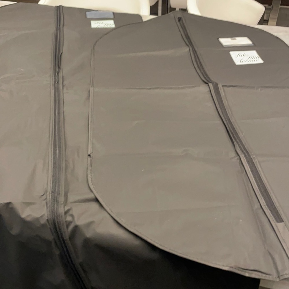 2 Saks Fifth Avenue Garment Bags approximately 54 inches